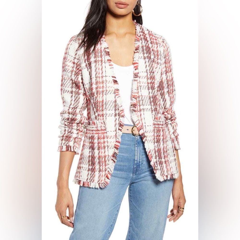 EUC Halogen Letta Tweed Blazer